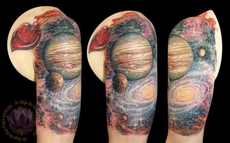 Tattoos - Space coverup tattoo - 66280