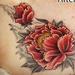 Flower color rework tattoo Tattoo Thumbnail