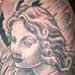 tattoo galleries/ - Outside of Angel/skull half sleve
