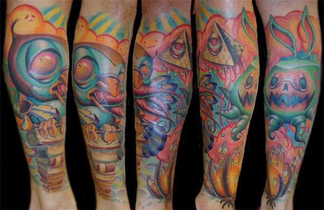 Tattoos Tattoos Sleeve Illuminati Owl