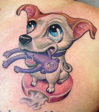 Tattoos Tattoos Portrait Moon Pai the dog