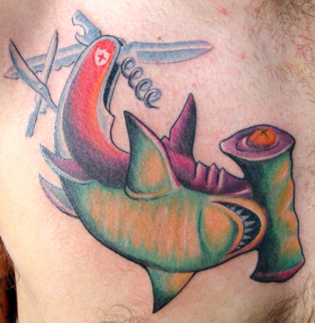 swissarmy knife hammer head by scott olive tattoos swissarmy knife hammer head by scott olive tattoos