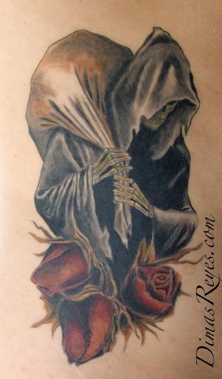 Dimas Reyes - Reaper with Baggage Tattoo