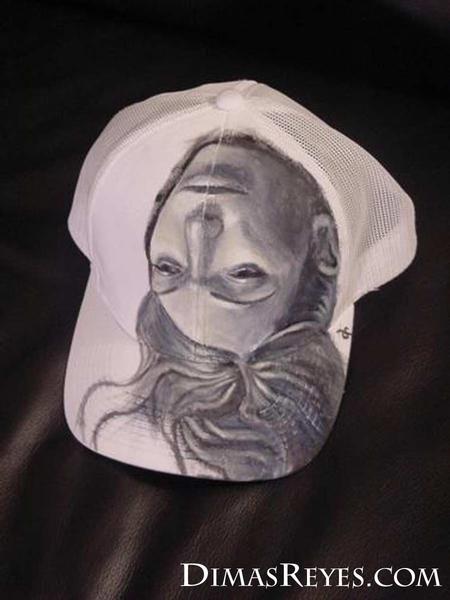 Tattoos - Untitled acrylic on trucker hat - 56160