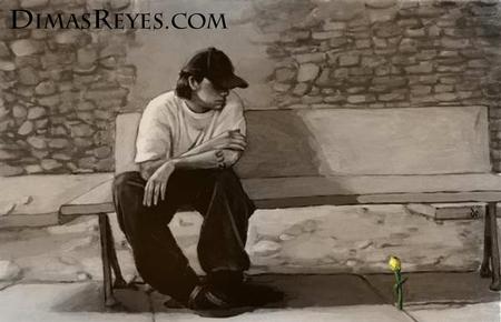 Tattoos - Untitled acrylic on canvas - 55899