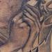 Tattoos - Black and Grey Angel Portrait Tattoo - 55596