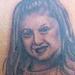 Tattoos - Black and Grey Girl Portrait with Dress Tattoo - 57874