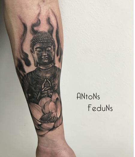 Tattoos - Buddha and Lotus - 128342