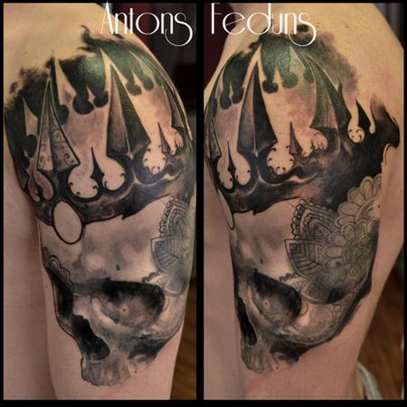 Tattoos - King Skull  - 91763