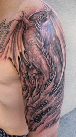 dragon half sleeve