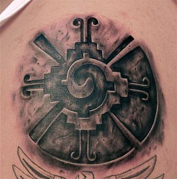 Aztec Tattoos on Tattoos Religious Tattoos Realistic Tattoos Custom Tattoos Description