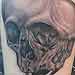tattoo galleries/ - Half a Skull in Smoke - 27440