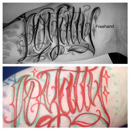 Tattoos - Freehand script - 128077