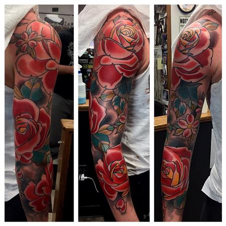 Tattoos - Flower sleeve - 128082