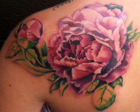 Flower Tatoos on Painted Soul Tattoo   Tattoos   Megan Jean Morris   Peonies