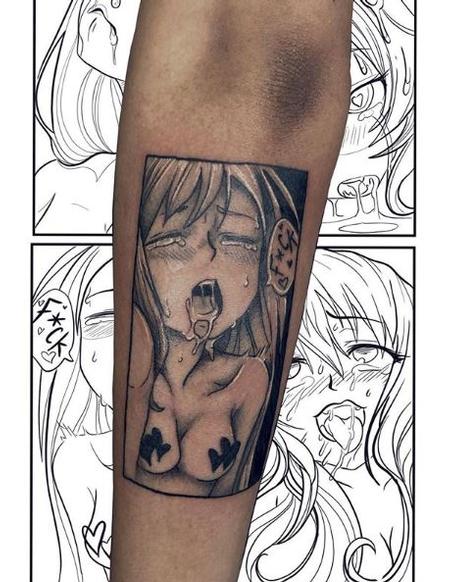 Ashes Bardole - Anime Girl Tattoo