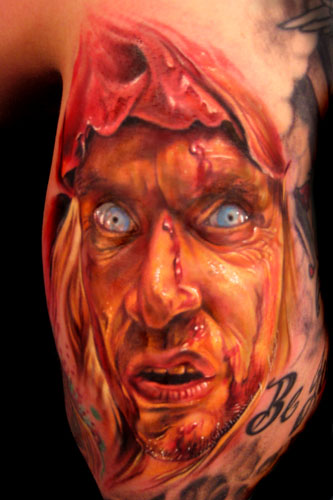 Looking for unique Paul Acker Tattoos?  Otis..from House of 1000 Corpses