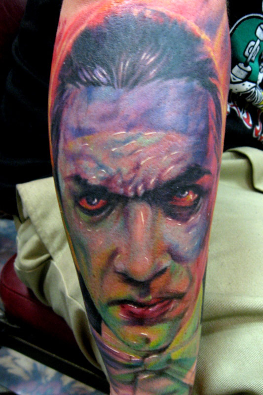 Tattoos - Movie Horror tattoos - Bela Lugosi