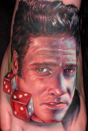 Looking for unique Paul Acker Tattoos?  Andrew Dice Clay on Foot