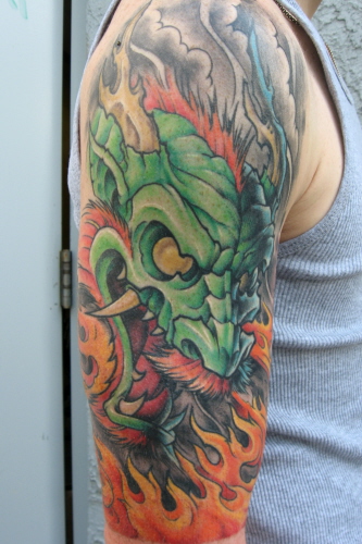 Tattoos - Fantasy Dragon tattoos - puff!