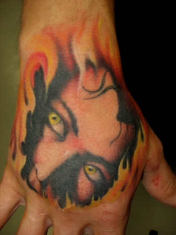 Tattoos - Biker tattoos - satan