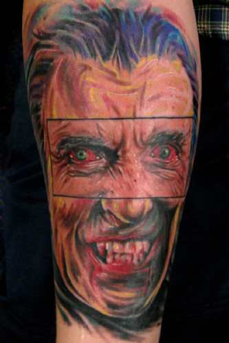 Tattoos - Movie Sci Fi tattoos - Christopher Lee