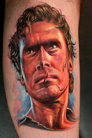 Looking for unique Paul Acker Tattoos?  Ash from Evil Dead Tattoo
