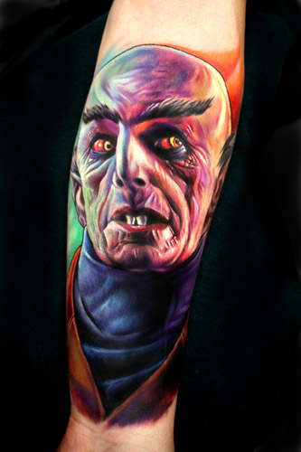 Looking for unique Paul Acker Tattoos?  Nosferatu