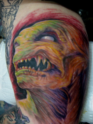 Tattoos - Movie Horror tattoos - PumpkinHead