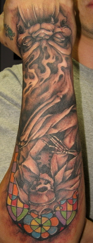 Tattoos - Blackwork tattoos - therion