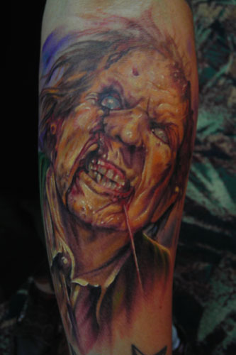 Looking for unique Paul Acker Tattoos?  NOTLD Zombie