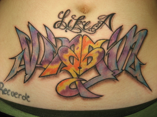 Tattoos - Fine Line tattoos - like a virgin