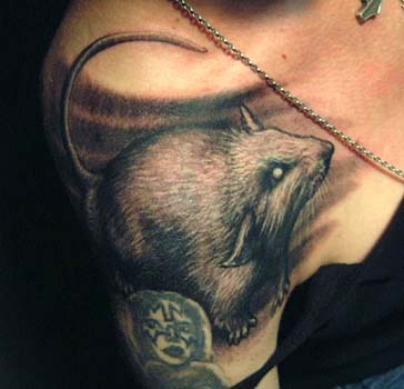 Tattoos - Dark mouse tattoo - 28933