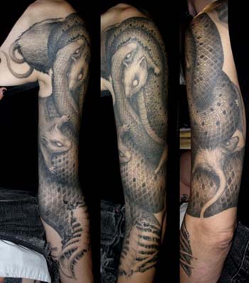 Tattoos Nature Animal Wildlife tattoos Snake eating rats tattoo sleeve Tattoos Nature Animal Wildlife tattoos Snake eating rats tattoo sleeve