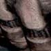 tattoo galleries/ - Demon with teeth hand tattoo