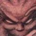 tattoo galleries/ - Demon tattoo on throat - 28940