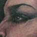 tattoo galleries/ - Screaming female profile portrait tattoo