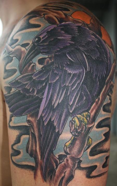 Bart Andrews - Crow tattoo