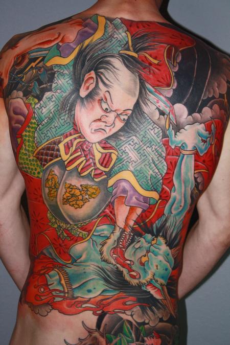 Bart Andrews - Samurai and Oni Backpiece