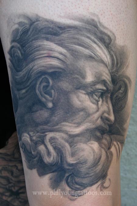 michelangelo s god healed tattoo by phil young tattoo michelangelo s god healed tattoo by phil young tattoo