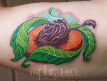 peach tattoo