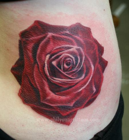 Phil Young Rose tattoo