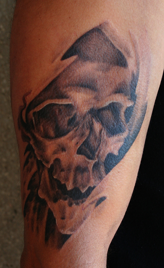 Phil Young - Hell City skull 2