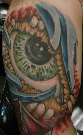 Tattoos - Eric James - Bio mec eye