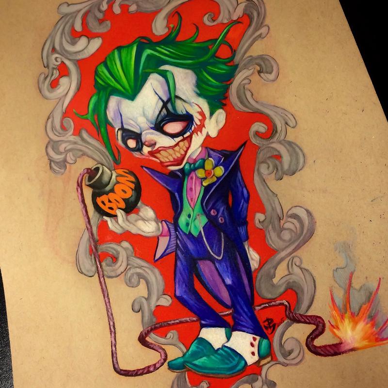 Tattoo Joker New School | joker by picasso dular tattoonow Tattoo Joker New School | joker by picasso dular tattoonow