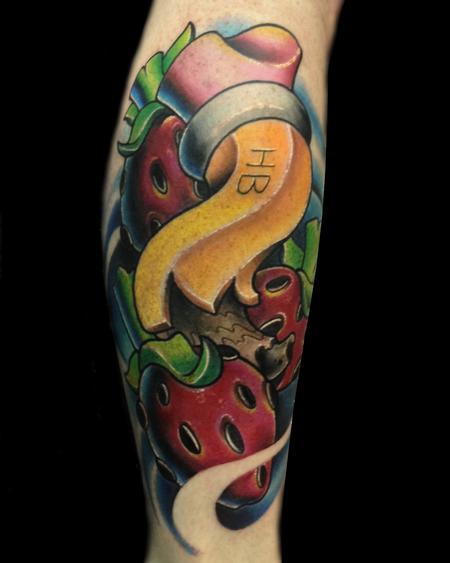 Tattoos - Pencil and Strawberries - 79586