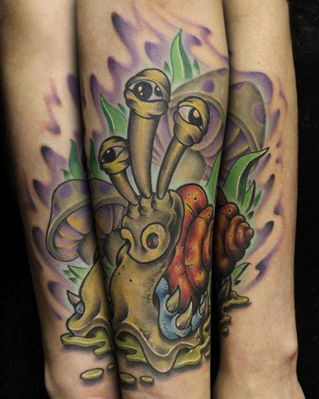 Tattoos - 3 eyed snail - 62039