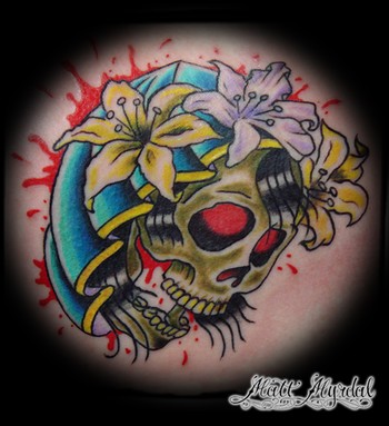 Tattoos - Matt Myrdal - Hooded Skull 