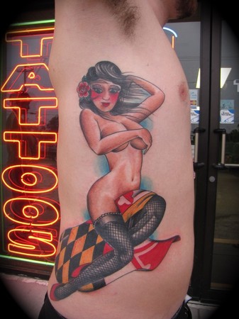 Tattoos - Kike Castillo - maryland pin-up tattoo