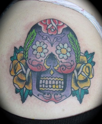 Tattoos Skull tattoos traditional sugar skull